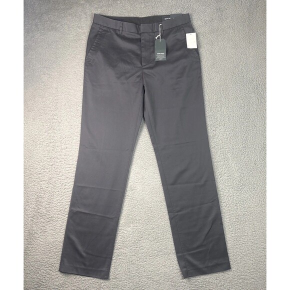 Bonobos 34x34 Weekday Warriors Friday Dark Grey Chino Pants Straight Leg NWT - Picture 1 of 11